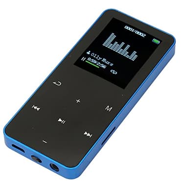 Lettore MP3 8G con , schermo da 1,8 pollici ultra sottile lettore musicale con riproduzione video, riduzione del rumore lettore MP4 portatile senza perdita di rumore con dizionario di