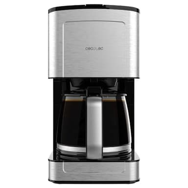 Cecotec Macchina da caffè a goccia Coffee 56 Heat, 800W, Programma il tuo caffè, Schermo LCD, Beccuccio antigoccia, Capacità 1,3L, 12 tazze, Spegnimento automatico, Serbatoio con finestra