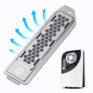 GRAUGEAR, Copertura antipolvere in metallo per PS5 M.2 SSD Slot, PS5 SSD con ventilazione, Adatto per espansione di memoria PlayStation 5 & PS5 Slim
