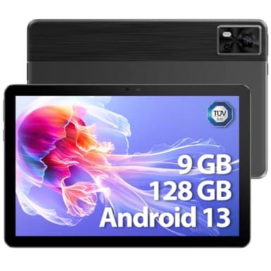DOOGEE T10E Tablet Android 13, 10.1" HD Display Tablet 10 Pollici, 9GB +128GB(TF 1TB), Octa-Core, 4G LTE Dual SIM | 5G WiFi | 6580mAh | Bluetooth 5.0 | 1280 * 800 | 5MP+8MP | GPS