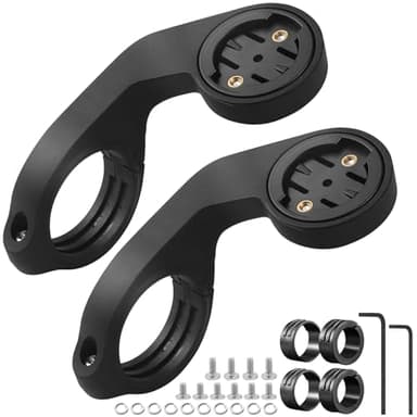 2 Pezzi Supporto Manubrio da Bici Compatibile con Garmin Edge 530 540 520 510 500 200 130 25 20 840 830 820 810 800 1000 1030 1040 Plus Explore 2 Computer GPS Supporto da Bicicletta MTB da Corsa