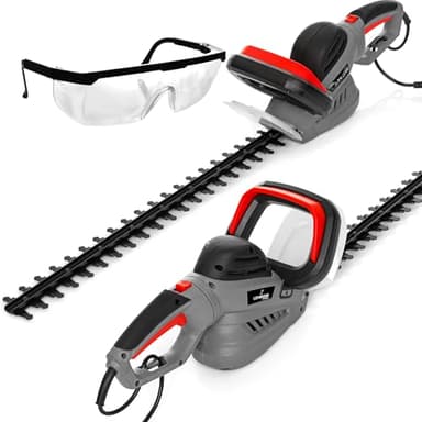 LEHMANN LGCAXHT6061E-1 Tagliasiepi elettrico 600/61, Tagliasiepi da Giardino con 1800 W di Potenza del Motore, Lama da 61 cm e Manico Ergonomico, Ideale per la Potatura di Siepi e Arbusti
