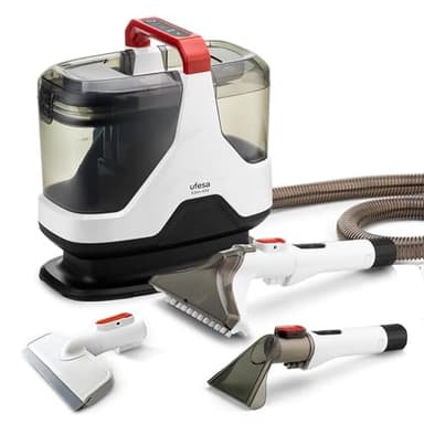 Ufesa Eden 600, Lavatappezzeria, Pulitore Divani in Tessuto, Lava Tappeti, Lavatappezzeria Pulizia Auto, Aspira e Lava, Accessorio Pulisci Vetri, 600 W, Forza d’Aspirazione 15.000 KPa