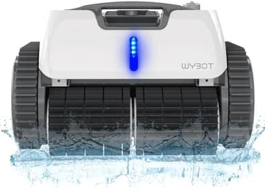 WYBOT Robot Pulitore per Piscina Senza Fili, Fondo/Pareti/Linea d'acqua, Aspirapolvere Automatico per 120 minuti con Pianificazione del Percorso, Ricarica Rapida, Fino a 120㎡