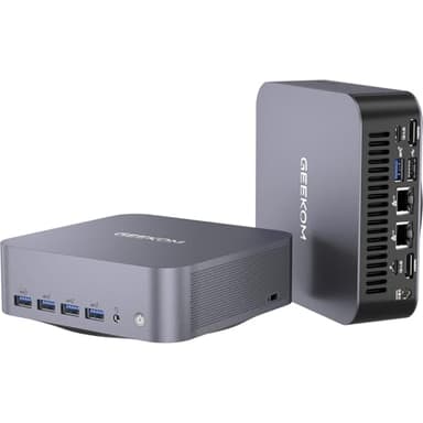 GEEKOM GT1 Mega AI Mini PC,Intel Core Ultra 9 185H(16C/22T, fino a 5,1GHz),32GB DDR5 e 2TB SSD,2,5Gbps Doppia Porta LAN, Mini PC Windows 11 Pro, WiFi 7|AR in Tempo Reale|BT5.4| WiFi 7