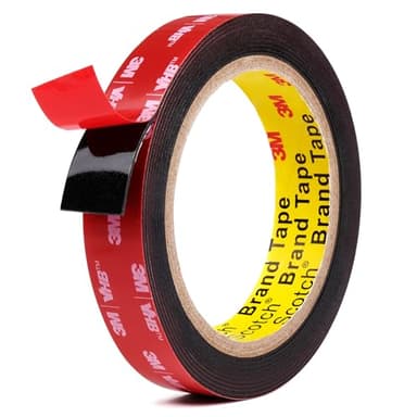 UPwoktem Nastro Biadesivo Extra Forte 5925, Nastro di Montaggio, Impermeabile e resistente alle alte temperature, utilizzato in uffici, case, automobili, interni ed esterni (20mm x 3metri)