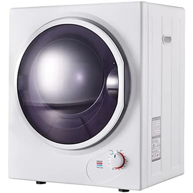 Ymkua Asciugatrice Elettrica 850W 2,5Kg, Asciugatrice a Pompa di Calore, Asciugatrice a Parete, Riscaldamento in Ceramica PTC Pompa di Calore, Timer da 200 Minuti, Bianco, 49,5x41,5x58,8 cm (Bianco)