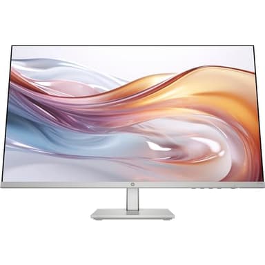 HP 527sa Monitor con Casse, Schermo da 27" FHD IPS Antiriflesso, Tecnologia Eye Ease, Tempo Risposta 5 ms GtG Overdrive, Risoluzione 1920 x 1080, Software Display Center, HDMI, Bianco