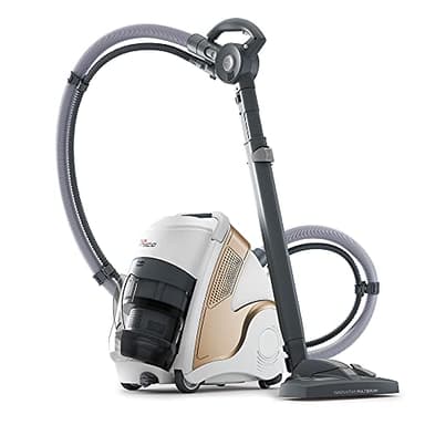 Polti Unico MCV85 Total Clean e Turbo, Aspirapolvere Multifunzione 3 in 1, Aspira, Igienizza e Asciuga, Pulitore a Vapore Con Caldaia, Potenza 2200 W, 17 Accessori Inclusi, Made in Italy, Bianco e Oro