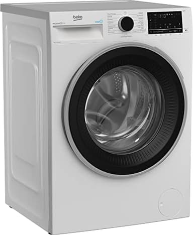 Beko - BWUS374S - Lavatrice Slim 7kg, Classe A, 1400giri, motore inverter, Display Touch, Vapore SteamCure™, cassetto detersivo autopulente, Bluetooth, Dimensioni AxLxP: 84x60x45