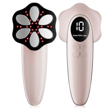 Depsoul Massaggiatore Anticellulite Elettrico, Massaggiatore Anticellulite Senza Fili per Vita, Pancia, Braccia, Glutei e Gambe (Rosa)