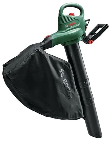Bosch Soffiatore/aspiratore elettrico UniversalGardenTidy 2300, 2300 W, sacco di raccolta da 45 l, velocità variabile, per soffiare, aspirare e triturare foglie, confezione in cartone