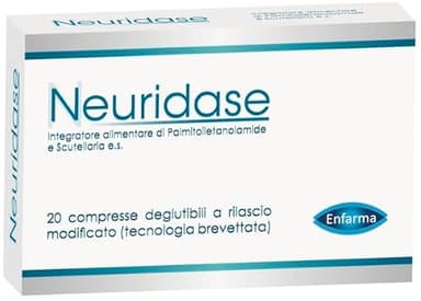 Neuridase Integratore Alimentare di Palmitoiletanolamide PEA e Scutellaria Baicalensis 20 compresse