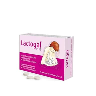 Lactogal PLUS 30 Compresse - Integratore Alimentare per il Supporto all'Allattamento al Seno