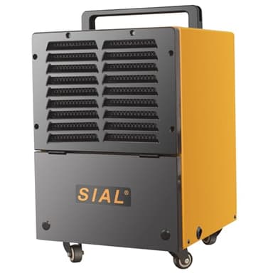 SIAL 30 L/Giorno Deumidificatore Industriale Professionale C30 - Con Serbatoio e Scarico - Essiccatori Edili Commerciali - Adatto per Scantinati e Grandi Stanze Con Una Superficie di 30-50 ㎡