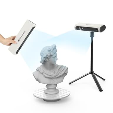 3DMakerpro Lynx Scanner 3D Precisione di 0,1 mm e velocità di scansione di 10 FPS Scanner 3D portatili con algoritmo di allineamento intelligente - Pacchetto Premium