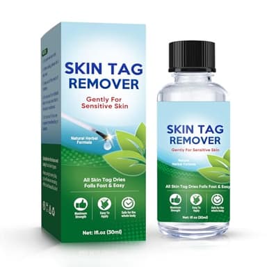Verruche Rimozione, 30 ML Verruche Rimozione Fibromi Piedi, Skin Tag Wart Remover Liquido per Mani Viso