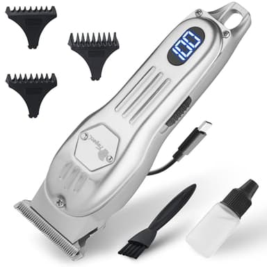 Fagaci Macchinetta per Capelli Professionale 0 mm Taglio Estremamente Fine, per Barba Uomo con Lama a T, Tagliacapelli Rasoio