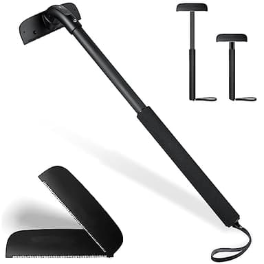 Epilatore per schiena da uomo, manico elastico rasoio posteriore per uomo, rasoio per capelli per il corpo rasoio ergonomico per estetista rasatura bagnata o asciutta