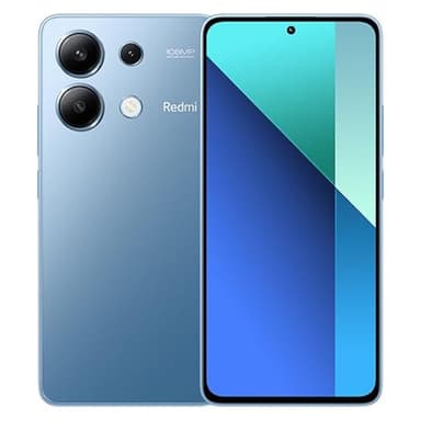 Xiaomi Redmi Note 13 8GB + 256GB Smartphone Global versione 6.67-inch AMOLED Screen 120Hz Triple Camera 108MP Snapdragon 685 5000mAh Batteria 33W Fast Charging Blue