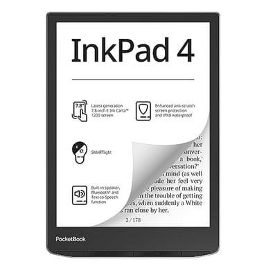 PocketBook InkPad 4 eReader 7.8" 32GB Plata