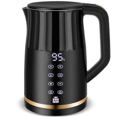 ForMe Bollitore Elettrico In Acciaio Inox 1,7 L Temperatura Regolabile da 40-100 C I Funzione di Mantenimento Caldo LED Display Digitale della Temperatura I Arresto Automatico I Teiera Senza BPA
