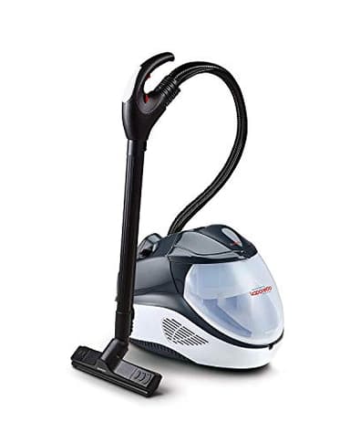 Polti Vaporetto Lecoaspira FAV70 Intelligence, Pulitore a Vapore e Aspirapolvere con Filtro ad Acqua, Pressione Caldaia Max 5,5 Bar, Potenza Totale 2200 W, Aspira Liquidi e Sporco Secco, Nero