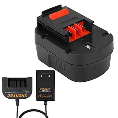 Shentec 12V 3500mAh Ni-MH Batteria per Black & Decker A12 HPB12 A12E A12-XJ A12EX FSB12 FS120B FS120BX A1712 B-8315 BD-1204L e Caricatore