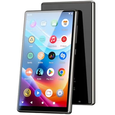 Lettore MP3 da 5 pollici con WIFI Bluetooth-Fanvace 80GB Android MP4 Player, 1080P IPS Touch Screen, lettore MP3 HiFi con altoparlante, Spotify installato, Audible, Amazon Music, Play Store