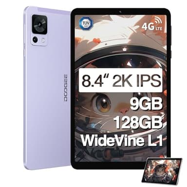 DOOGEE T20 MINI Tablet Android 13, Tablet 8 Pollici, Widevine L1, 9 GB+128 GB/TF 1TB, T606, 5060mAh, Tablet in Offerta, 5G WiFi, 13MP+5MP, Tablet 4G LTE/OTG/GPS/BT 5.0/Gaming Tablet, Tablet Con SIM