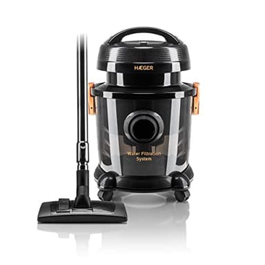 HAEGER AQUACLEAN 1200 VC-12W.044A, Aspirapolvere con Filtro dell'Acqua, Nero