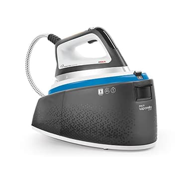 Polti Vaporella Instant VI50.40, Ferro da Stiro Generatore di Vapore, Tecnologia Brevettata Instant Steam, Potenza Max 2200 W, Capacità 2 L, 4 Programmi di Stiratura, Funzione Eco, Grigio e Blu