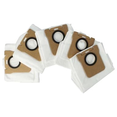 vhbw 5x Sacchetto per la polvere compatibile con Dreame DreameBot L20 Ultra Complete robot aspirapolvere - sacchetto per la stazione di aspirazione