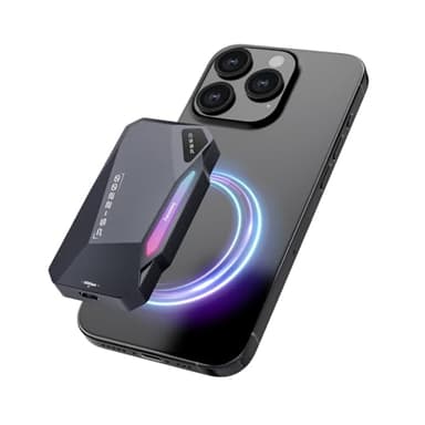 fanxiang 1TB SSD Esterno Magnetico，Fino a 2050MB/s, USB 3.2 Gen2 USB-C, SSD Portatile con RGB LEDs, 4k ProRes HDR, Unità a Stato Solido Esterna per iphone15/16, Android/Pc/Mac-PS2200