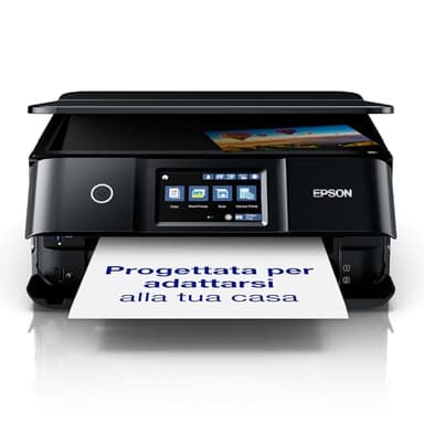 Epson Expression Photo XP-8700 stampante Multifunzione fotografico A4 (stampa, copia, scansione) USB, Wi-Fi Direct, ampio display LCD 10,9 cm, stampa CD/DVD, fronte/retro, App Smart Panel, Nero