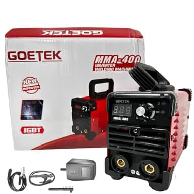 Saldatrice Inverter Mini MMA 400A Ultra Compatta | IGBT DC, VRD, Display LED, Saldatura a Elettrodo e Lift TIG, Portatile e Potente