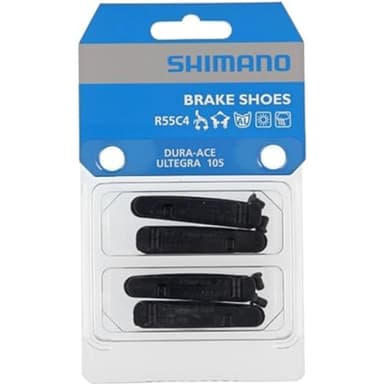 Shimano Y8L298062, Pattini Freno Corsa, Nero, L