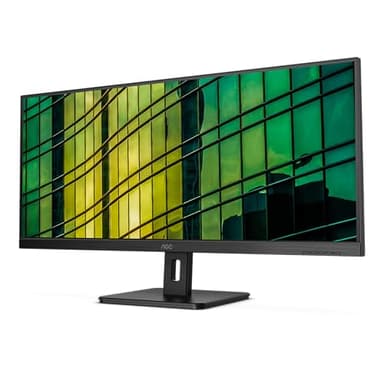 AOC U34E2M - Monitor WQHD da 34 pollici, 100 Hz, 4 ms, sincronizzazione adattiva (3440x1440, HDMI, DisplayPort), colore nero