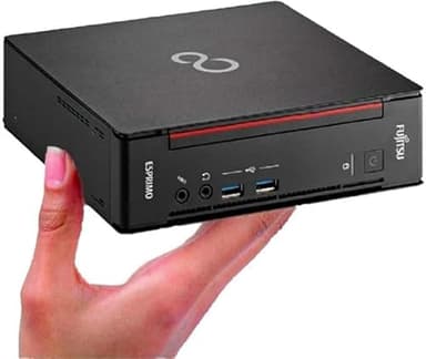 Fujitsu Q956 Mini Pc fisso i5-6500T Ram 16 Gb SSD 256 Gb, Wi Fi, Pc desktop i5, Computer pronto all'uso, Wi Fi, W11, Libre Office (Ricondizionato) + chiavetta WI-FI in Omaggio