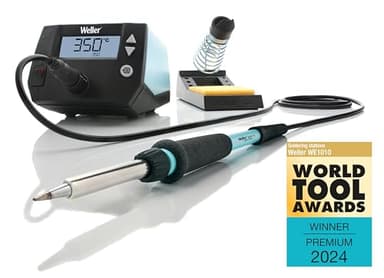 Weller WE 1010 (T0053298699) Stazione di Saldatura Digitale a 1 Canale, 70 Watt / 230 Volt, Intervallo di Temperatura da 100 ° C a 450 ° C, blu