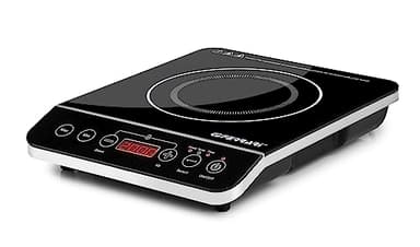 G3 Ferrari G10061 Piastra ad Induzione Singola "Energy", 2000W, Display digitale, Regolazione temperatura, Comandi Soft-Touch, Timer