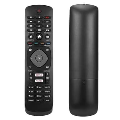 Sostituito Telecomando Philips TV，Adatto per Telecomando Philip 4K UHD HDR Smart TV,con tasto Netflxi telecomando universale phili,Nessuna configurazione richiesta telecomando