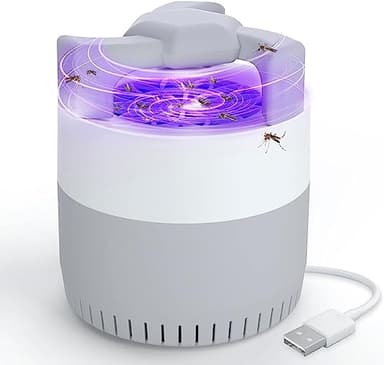 Lampada anti-zanzara elettrica, lampada anti-zanzara pieghevole per interni elettrici anti mosche uccide mosche zanzara pieghevole a mosca per camera da letto, giardino, campeggio