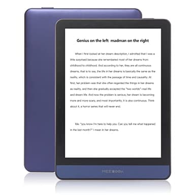Meebook E-Reader M6 | 6' Eink Carta Schermo 300PPI | intelligente regolabile | Android 11 | Ouad Core | Libri audio|Google Play Store | 3GB+32GB di spazio di archiviazione | Slot Micro-SD | Viola