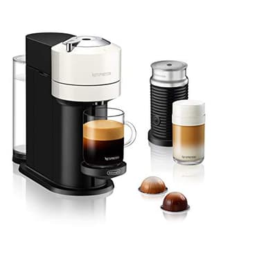 Nespresso Vertuo Next ENV 120.WAE Macchina da caffè con montalatte Aeroccino bianco