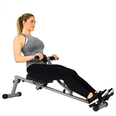 Sunny Health & Fitness SF-RW1205 12 Vogatore con resistenza regolabile e monitor digitale