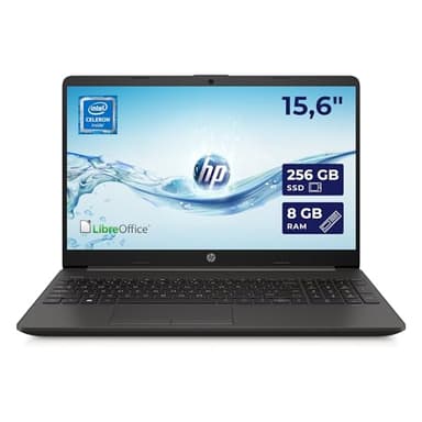 HP 250 G9 Computer portatile Display 15.6" 1366 x 768 Pixel Intel N4500 8 GB DDR4-SDRAM 256GB SSD Wi-Fi OPEN OFFICE W11