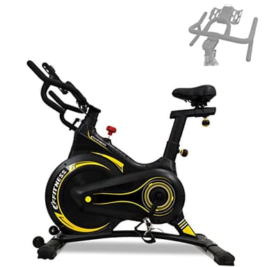 Indoor Bike Professionale con Volano 13kg | Cyclette Bike per Allenamento in Casa Bici da Fitness Ergonomica Salvaspazio