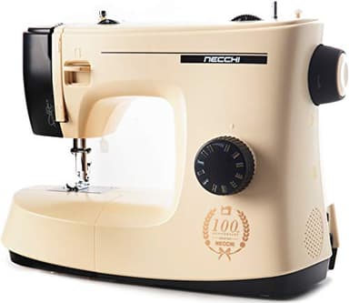 Necchi KM417A New Mirella Macchina da Cucire con 17 Punti di Cucitura, Esclusiva, Facile per da Usare per Principianti, Cucitrice Automatica da Casa, Cucito Creativo, Professionale, Elettrica