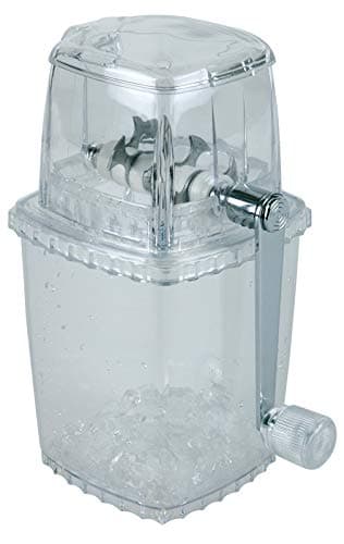 Buddy´s Bar -Tritaghiaccio, Ice Crusher di Alta qualità, Trasparente, lamette in Acciaio Inossidabile, Robusto e Durevole per la Produzione di Ghiaccio tritato